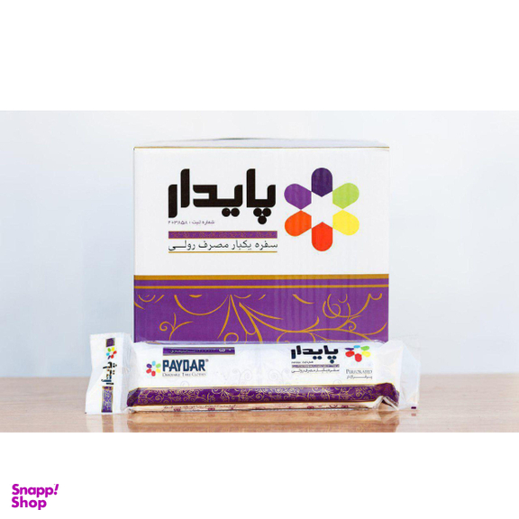 سفره یکبار مصرف پایدار مدل کرشمه رول 50 متر چند رنگ