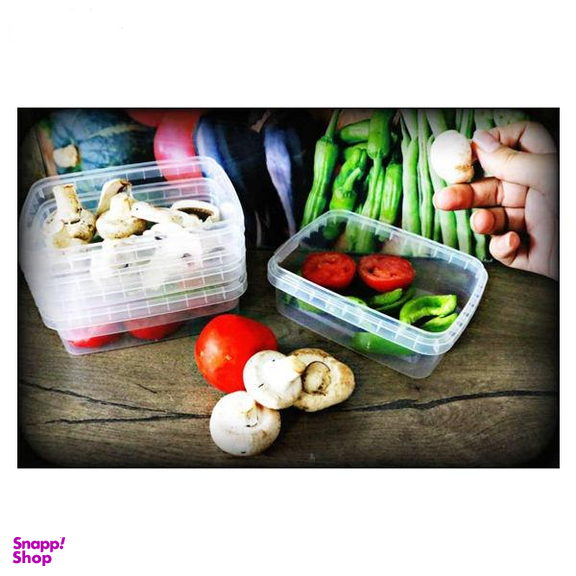 ظرف ماکروویو مدل 1000C بسته 2 عددی بی رنگ
