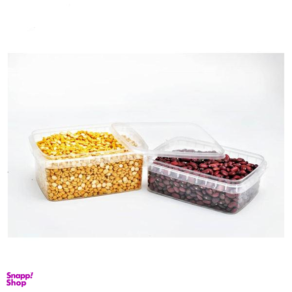 ظرف ماکروویو مدل 1000C بسته 2 عددی بی رنگ