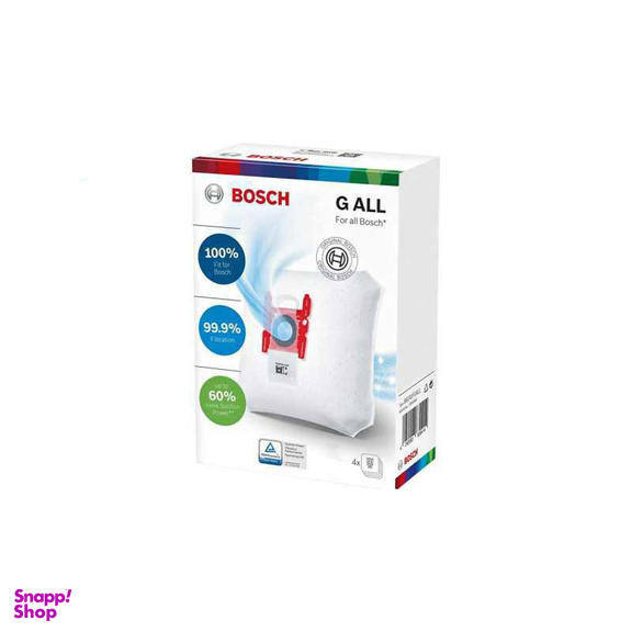 کیسه جاروبرقی بوش مدل GALL مناسب برای جاروبرقی های تایپ G ،GXLL ،GALLبسته 4 عددی