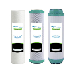 دستگاه تصفیه کننده آب آکوآ اسپرینگ مدل UF - SF3600 به همراه فیلتر تصفیه کننده آب مجموعه 3 عددی