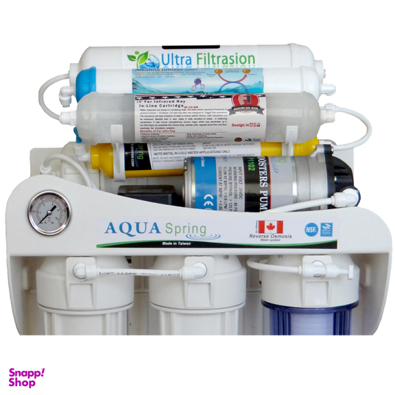 دستگاه تصفیه کننده آب آکوآ اسپرینگ مدل UF - SF3600 به همراه فیلتر تصفیه کننده آب مجموعه 3 عددی