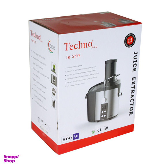آب میوه گیری تکنو مدل Te-219