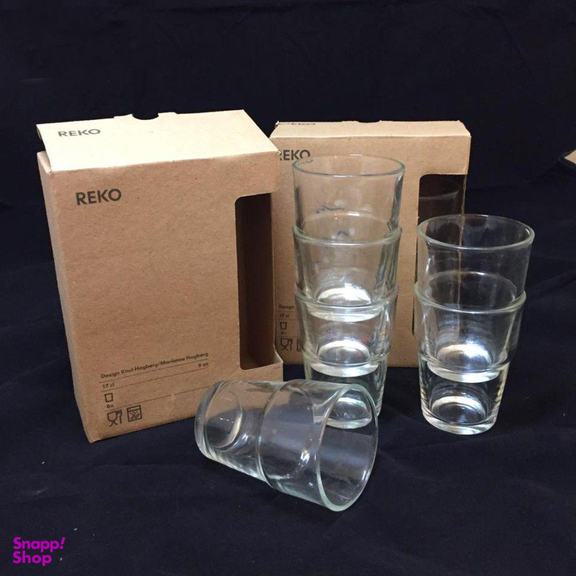 لیوان ایکیا مدل Reko بسته 6 عددی