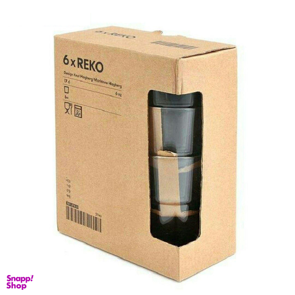 لیوان ایکیا مدل Reko بسته 6 عددی
