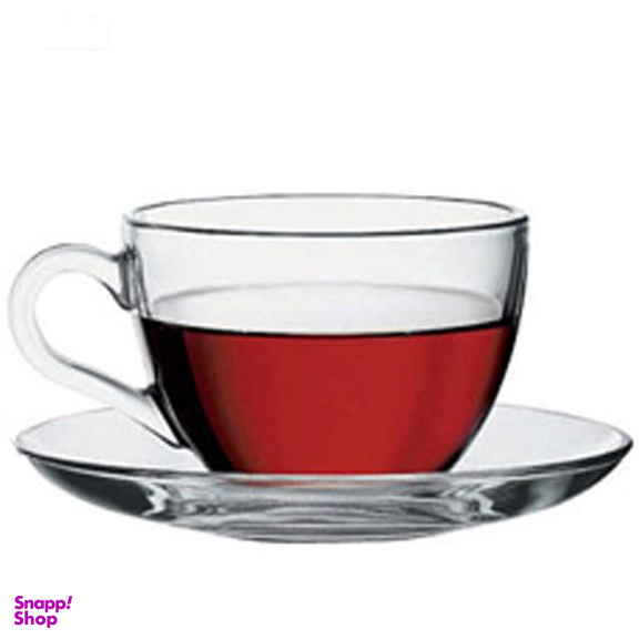ست فنجان و نعلبکی پاشاباغچه (Pasabahce) مدل Bisik 97948 - بسته 6 عددی