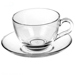 ست فنجان و نعلبکی پاشاباغچه (Pasabahce) مدل Bisik 97948 - بسته 6 عددی