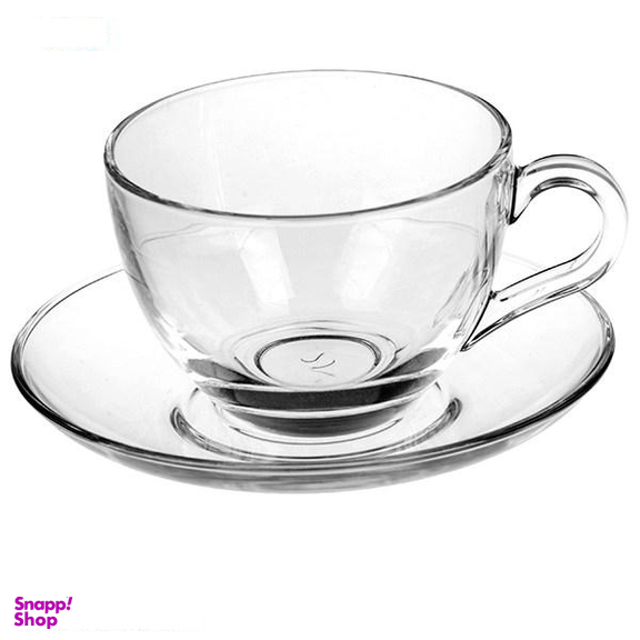 ست فنجان و نعلبکی پاشاباغچه (Pasabahce) مدل Bisik 97948 - بسته 6 عددی
