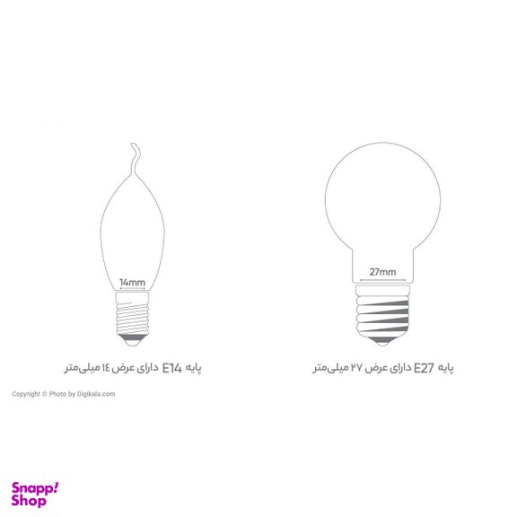 لامپ ال ای دی 20 وات بروکس مدل A80 پایه E27