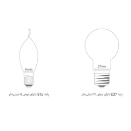 لامپ LED بروکس 10 وات مدل A60 پایه E27 بسته 10 عددی