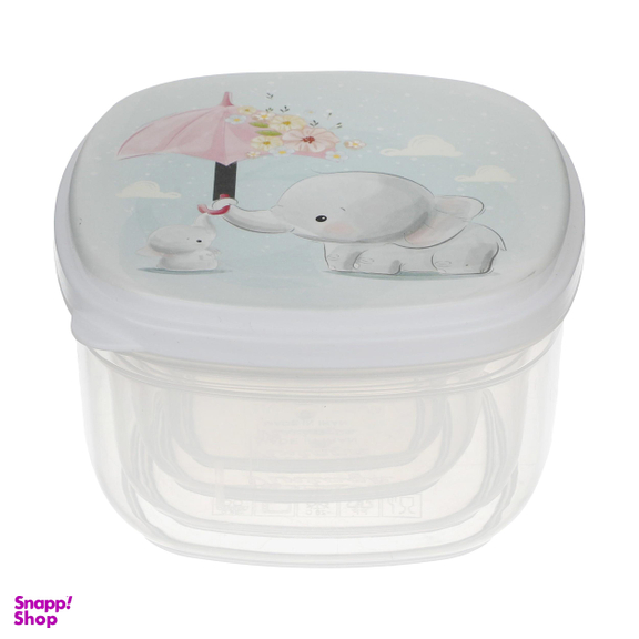 ظرف نگهدارنده وینتج طرح فیل مدل VNP035 مجموعه 4 عددی