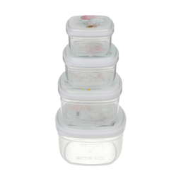 ظرف نگهدارنده وینتج طرح فیل مدل VNP035 مجموعه 4 عددی