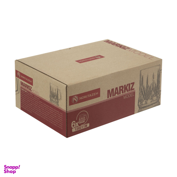 فنجان نوری تازه مدل Markiz کد 120211W بسته 6 عددی