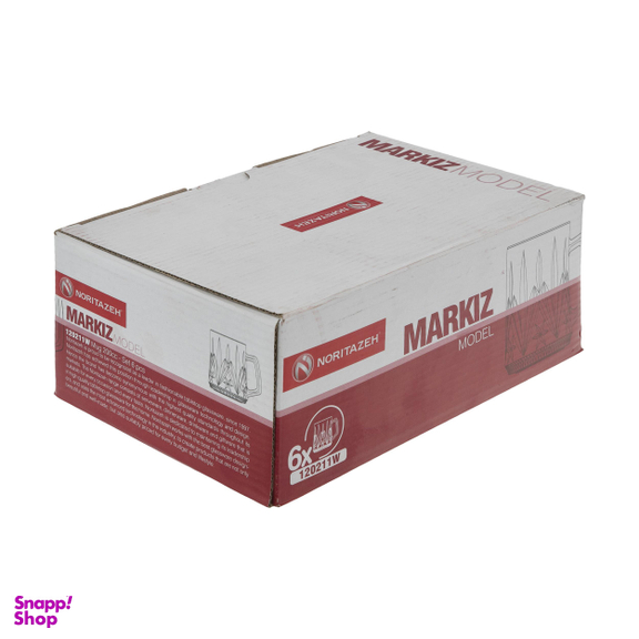 فنجان نوری تازه مدل Markiz کد 120211W بسته 6 عددی