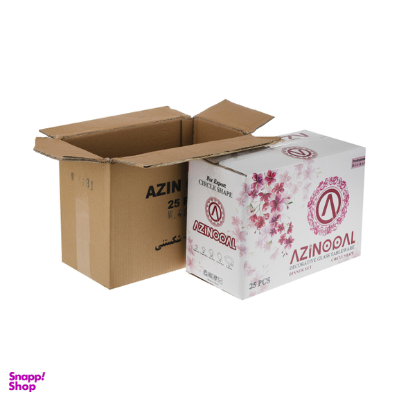 سرویس غذاخوری 25 پارچه آذین اوپال (Azinopal) کد 418