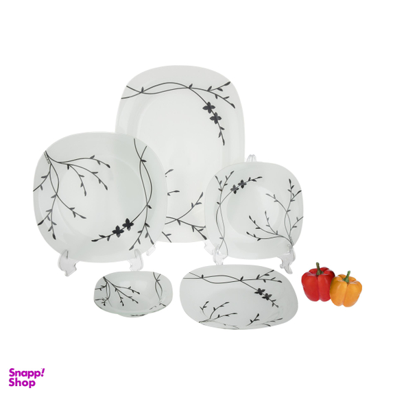 سرویس غذاخوری 25 پارچه آذین اوپال (Azinopal) کد 418