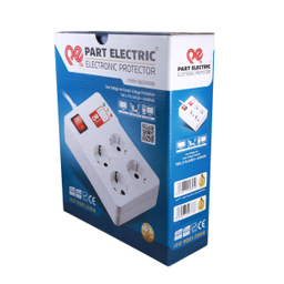 چندراهی برق و محافظ ولتاژ پارت الکتریک مدل PE-4S3M