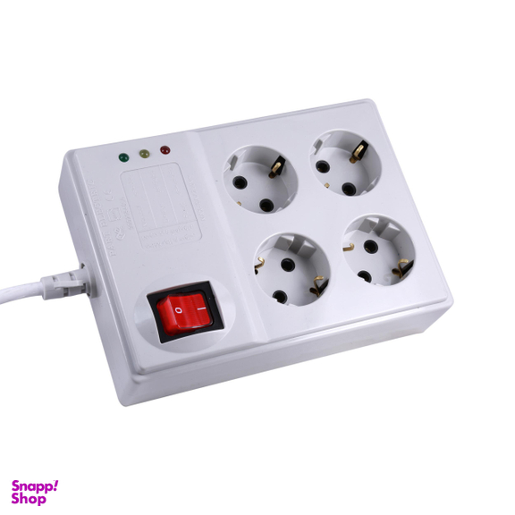 چندراهی برق و محافظ ولتاژ پارت الکتریک مدل PE-4S3M