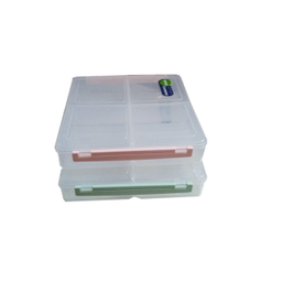 ظرف نگهدارنده پلاستیکی لیمون مدل ZNP002 چهار خانه متوسط