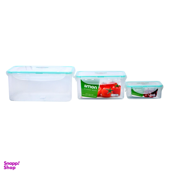 ظرف نگهدارنده لیمون کد 885 مجموعه 3 عددی