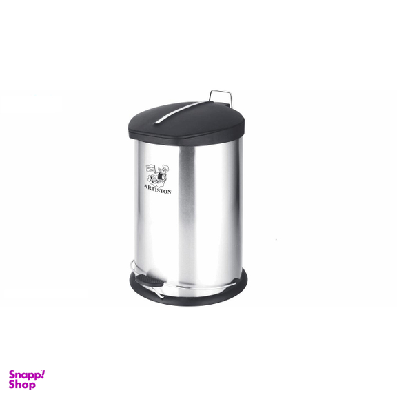 سطل زباله پدالی استیل آرتیستون صنعت کد 3020 گنجایش 20 لیتر