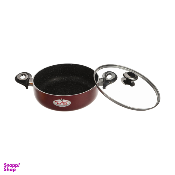 قابلمه کوتاه گرانیتا زرساب با در شیشه ای مدل GT-424KG سایز 24