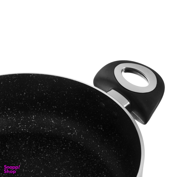 قابلمه کوتاه گرانیتا زرساب با در شیشه ای مدل GT-424KG سایز 24