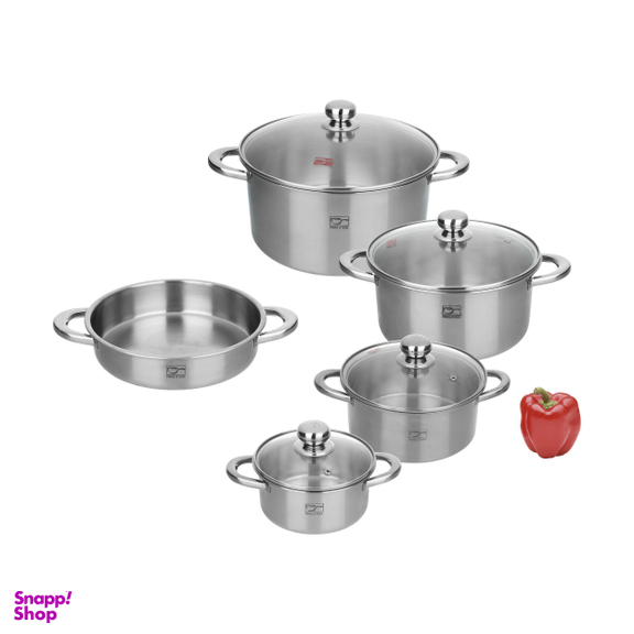 سرویس پخت و پز 9 پارچه پارس استیل کد 09-1