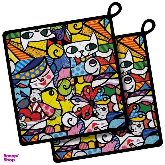 دستگیره آشپزخانه مدل K1-100003 رنگ مشکی سایز 18*18 سانتی متر بسته 2 عددی