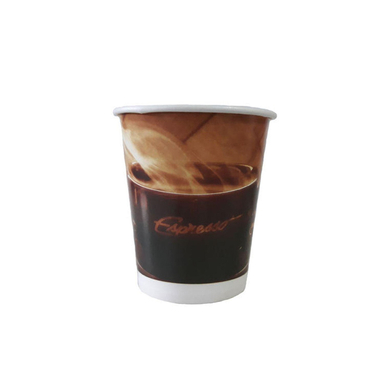 لیوان یکبار مصرف کاغذی الین پلاست مدل KGH3-100 بسته 100 عددی رنگ خاکی