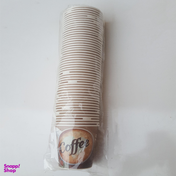 لیوان یکبار مصرف کاغذی مدل 220CC بسته 50 عددی چند رنگ