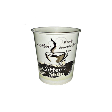 لیوان یکبار مصرف کاغذی الین پلاست مدل KGH4-100 بسته 100 عددی رنگ سفید