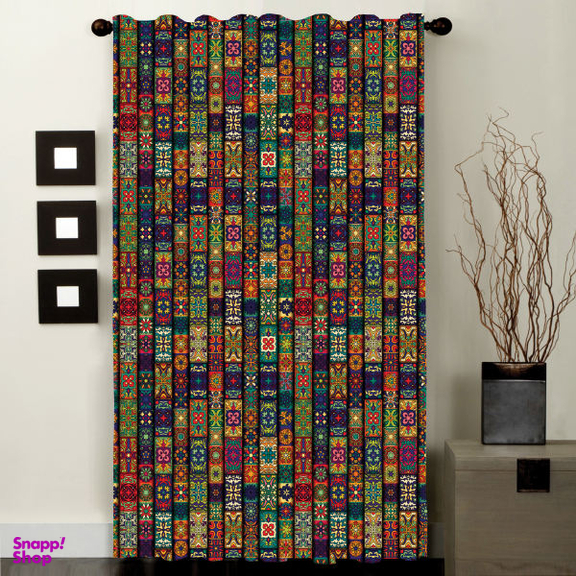 پرده مدل C5-50075 ارتفاع 270x140سانتی‌ متر چند رنگ