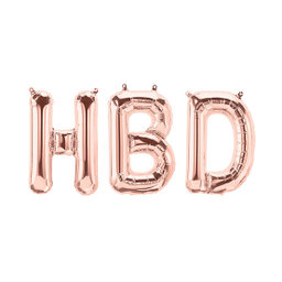 بادکنک فویلی اسمایل (Smile) مدل HBD سایز 16 اینچ