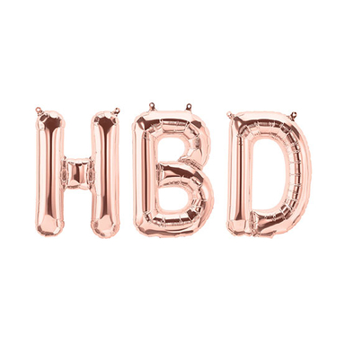 بادکنک فویلی اسمایل (Smile) مدل HBD سایز 16 اینچ