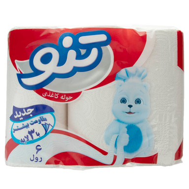دستمال حوله کاغذی تنو بسته 6 عددی