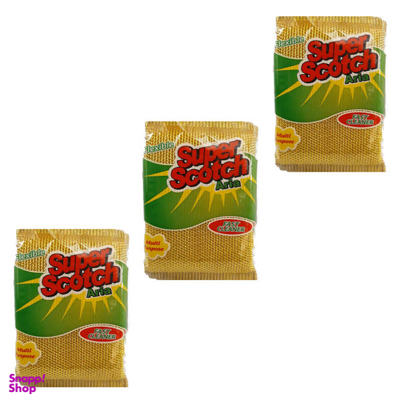 اسکاچ ظرفشویی آریا مدل Super Scotch بسته 3 عددی