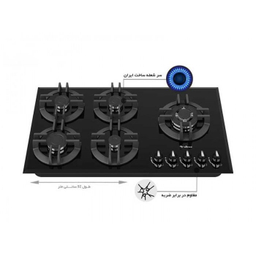 اجاق شیشه ای داتیس (Datees) مدل DG593