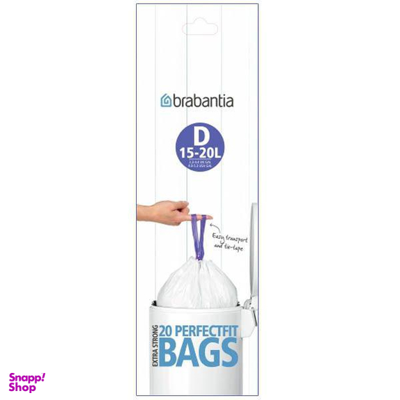 کیسه زباله 15 لیتر برابانتیا (Brabantia) بسته 20 تایی