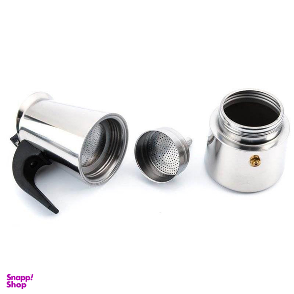 قهوه جوش آینوکس(INOX) مدل موکااستیل 6کاپ