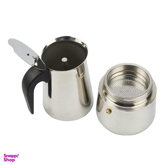 قهوه جوش آینوکس(INOX) مدل موکااستیل 6کاپ