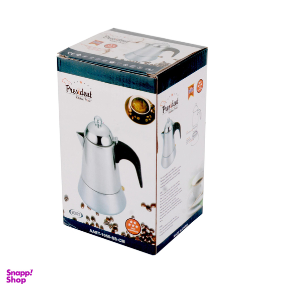 قهوه جوش آینوکس(INOX) مدل موکالوکس 6کاپ