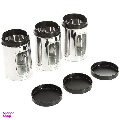 بانکه پنجره دار استیل برابانتیا (Brabantia) پک 3 تایی