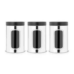 بانکه پنجره دار استیل برابانتیا (Brabantia) پک 3 تایی