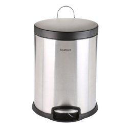 سطل زباله پدالی سام ست مدل F طرح استوانه ای کد 45134 ظرفیت 12 لیتری