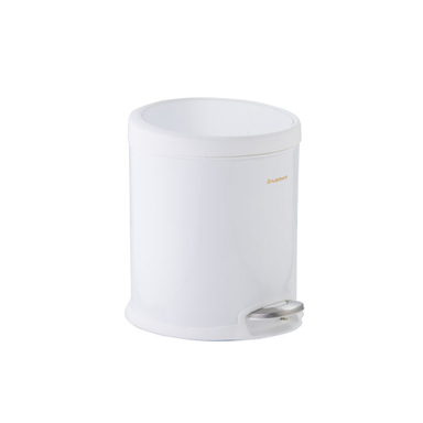سطل زباله پدالی سام ست مدل V طرح استوانه ای کد 45131 ظرفیت 5 لیتری