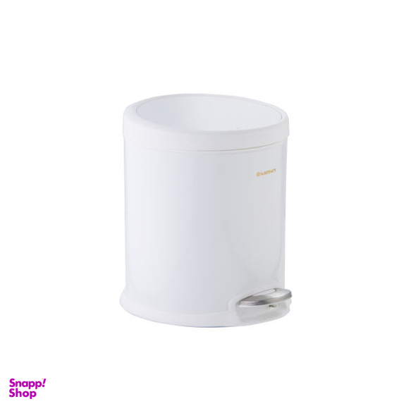 سطل زباله پدالی سام ست مدل V طرح استوانه ای کد 45131 ظرفیت 5 لیتری