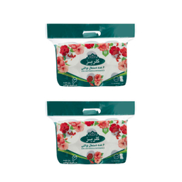 دستمال توالت گلریز مدل 101 بسته 6 عددی مجموعه 2 عددی