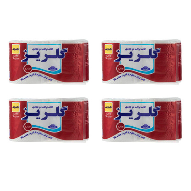 دستمال توالت گلریز مدل 07 4 بسته 2 عددی