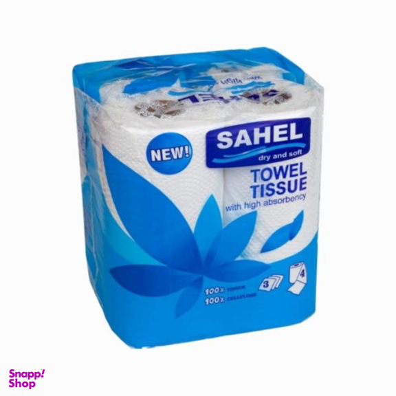 دستمال حوله ای ساحل مدل ptp بسته 4 عددی